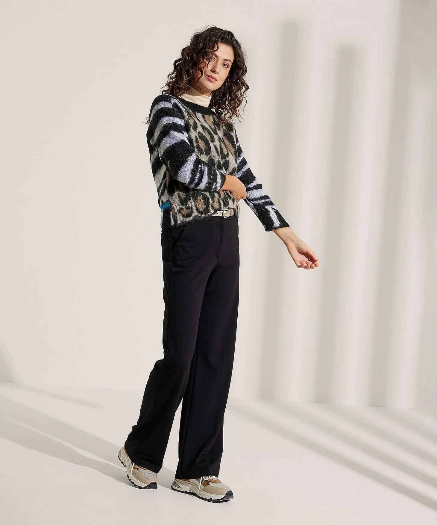 Marc Cain Sports Jersey Jacquard Animal