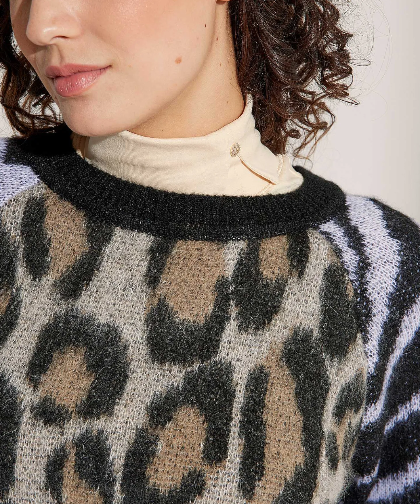 Marc Cain Sports Jersey Jacquard Animal