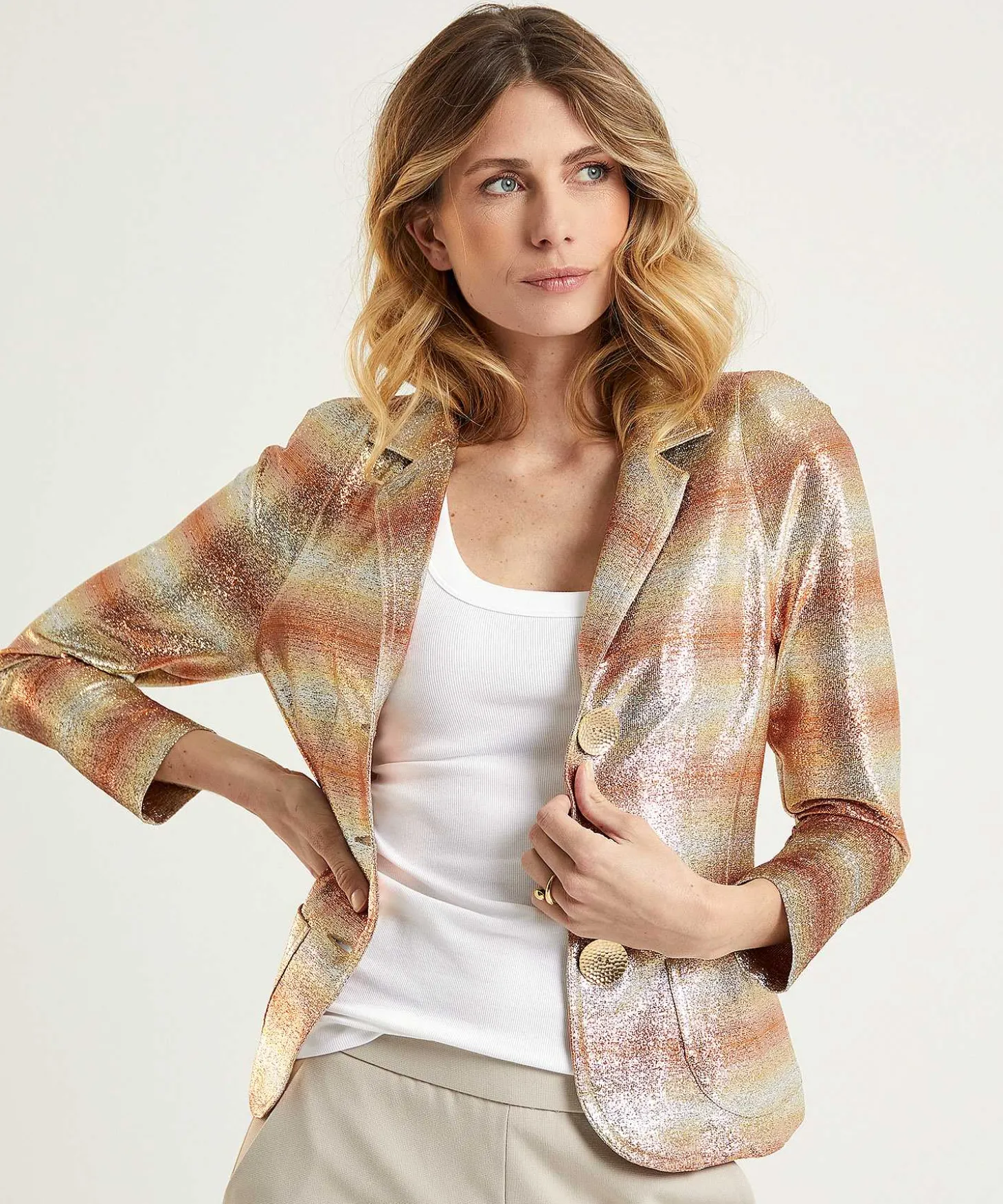 Ml Colecciones Blazer Metalico