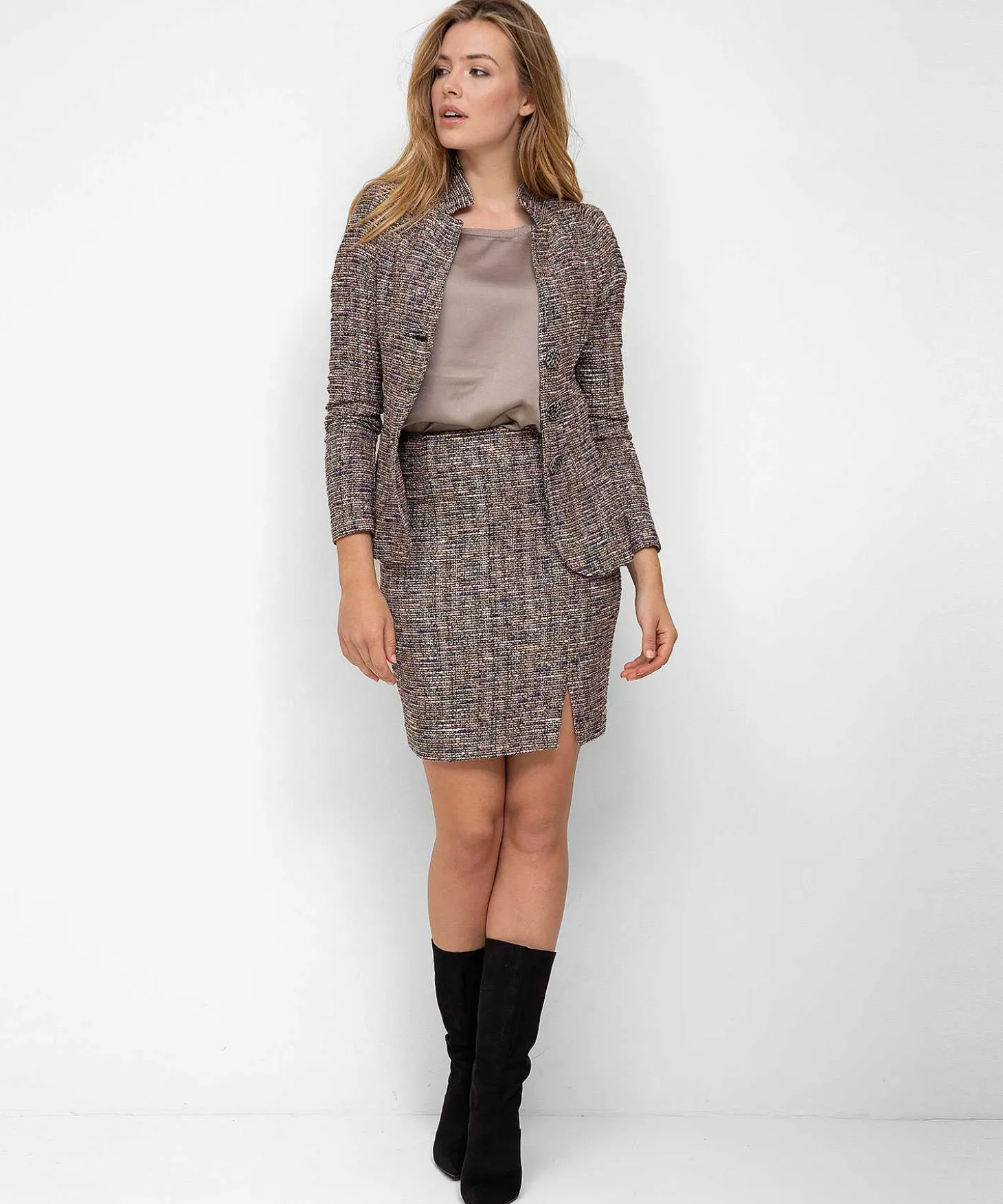 Ml Colecciones Falda Tweed