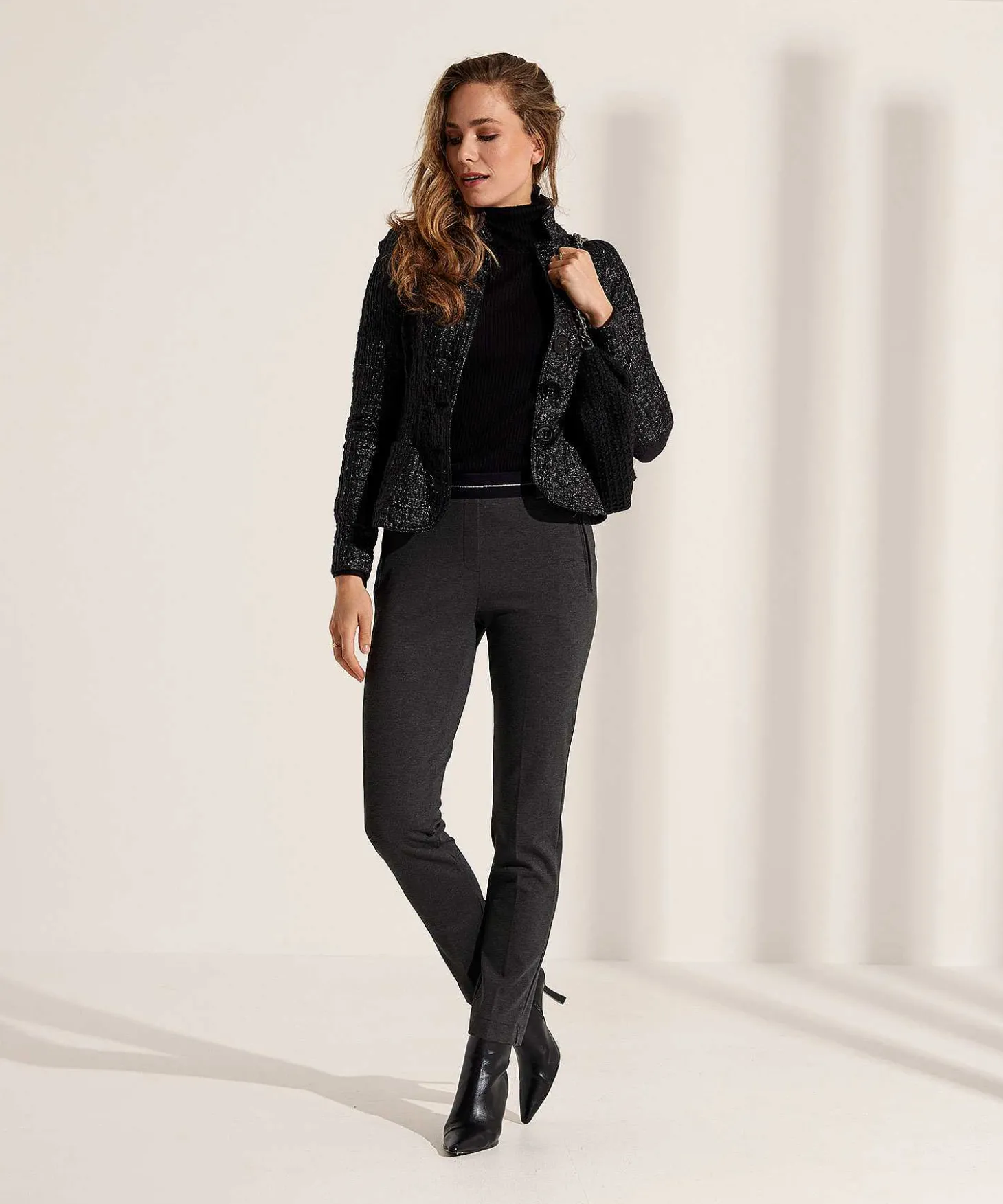 Ml Collections Blazer Estructurado Metalico