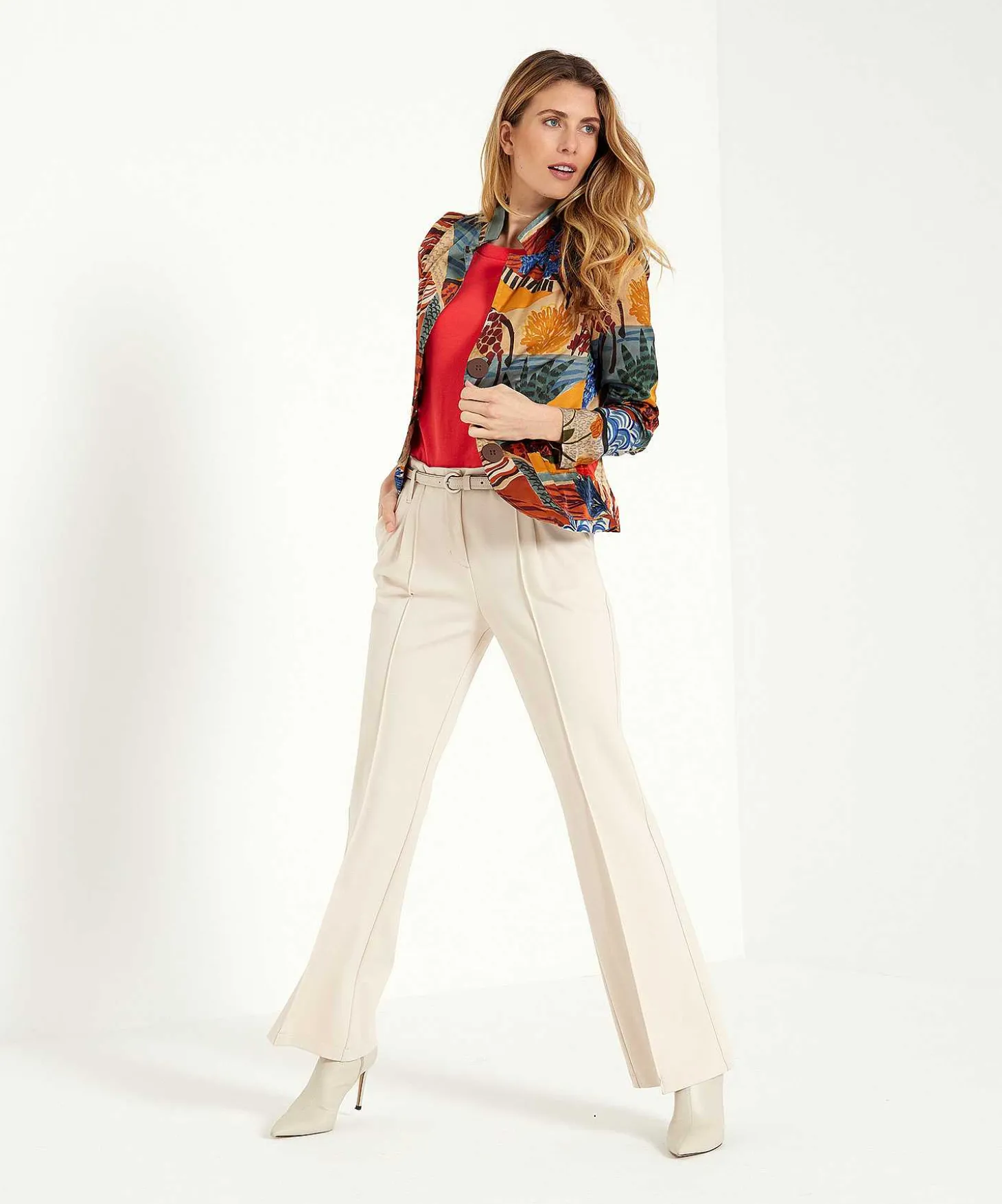 Ml Collections Blazer Saten Fancy Animal