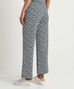 No Man'S Land Pantalones Palazzo Recortados Slinky Retro