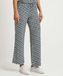 No Man'S Land Pantalones Palazzo Recortados Slinky Retro