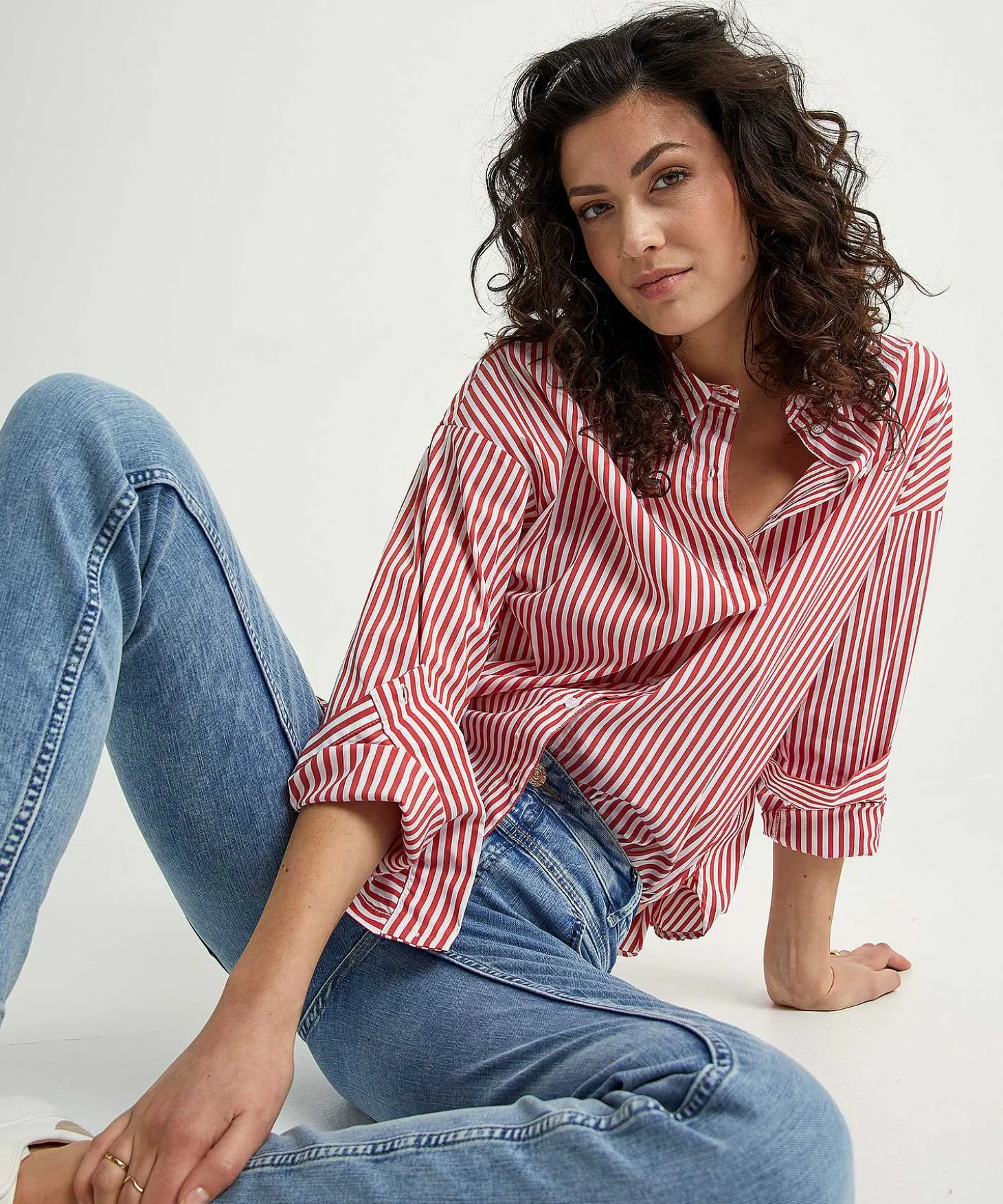 Oui Blusa Larga Rayas