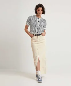 Oui Cardigan Corto Bicolor