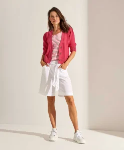 Oui Cardigan Manga Corta Abullonada