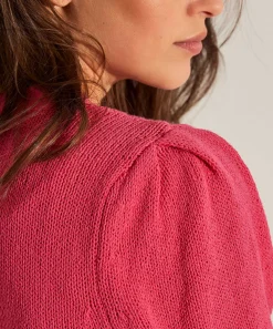 Oui Cardigan Manga Corta Abullonada