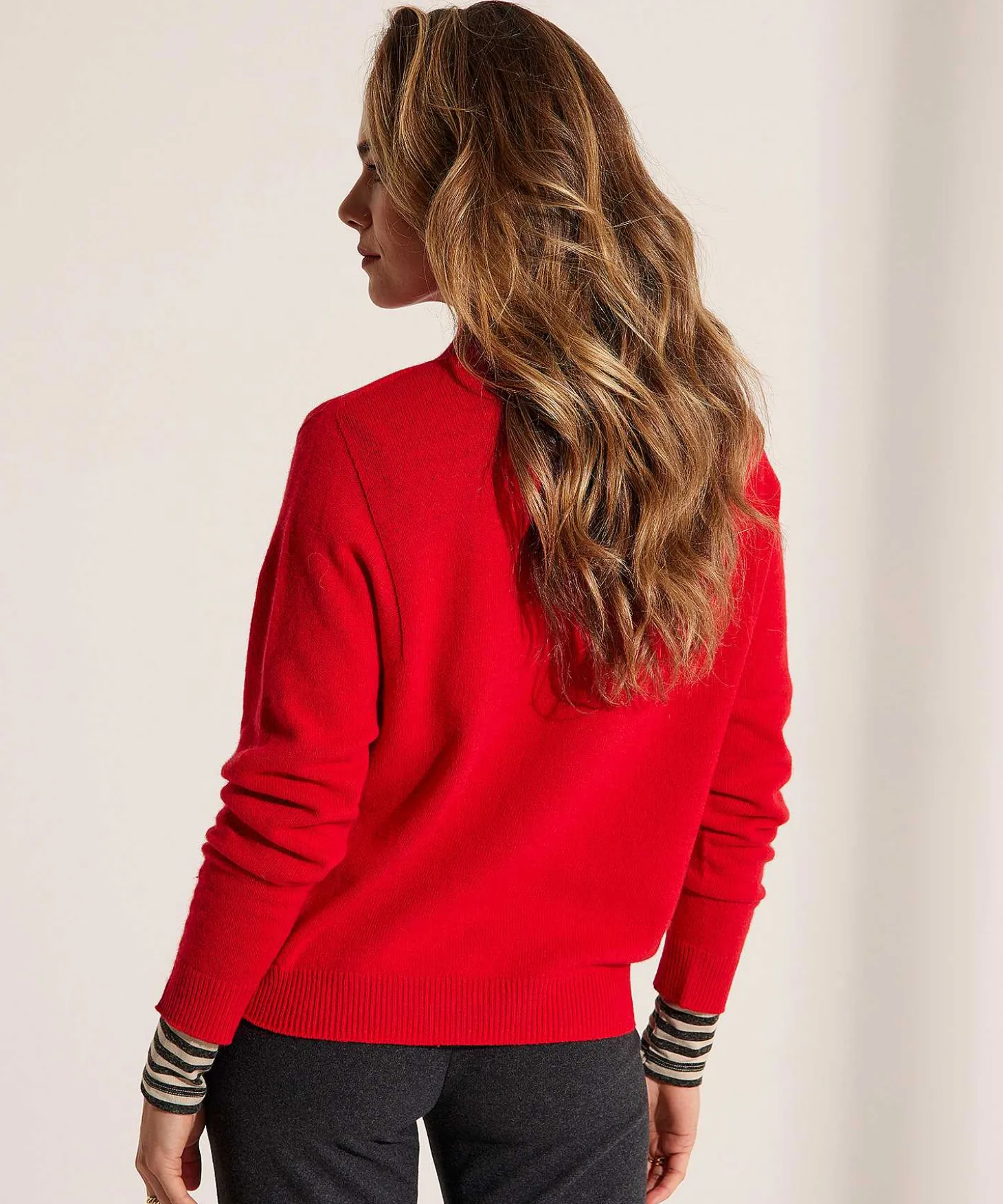 Oui Jersey De Cuello Alto En Mezcla De Lana