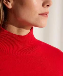 Oui Jersey De Cuello Alto En Mezcla De Lana