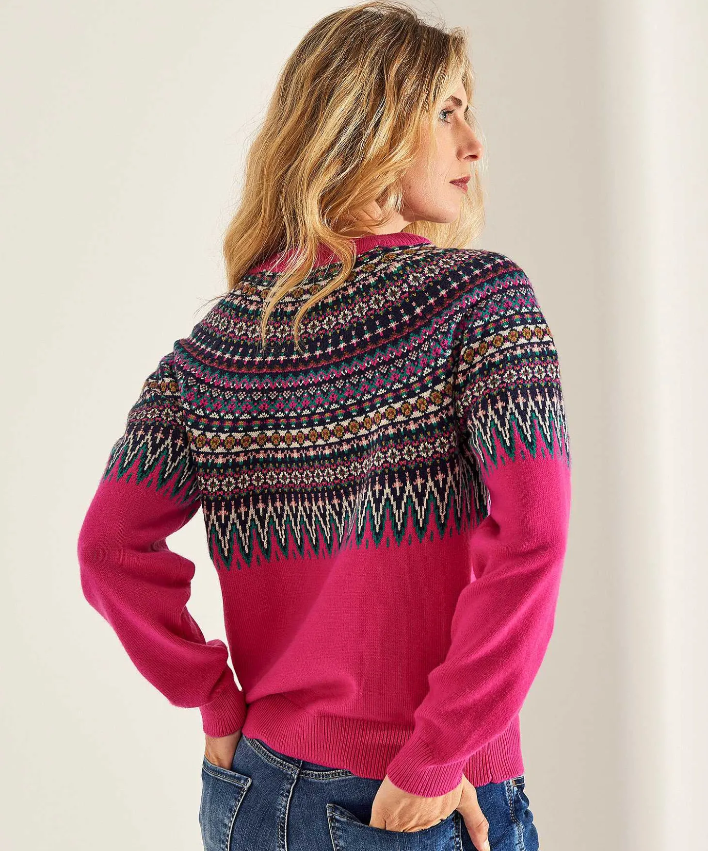 Oui Jersey Noruego Jacquard