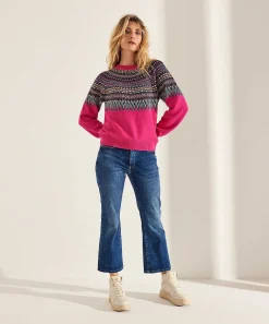 Oui Jersey Noruego Jacquard