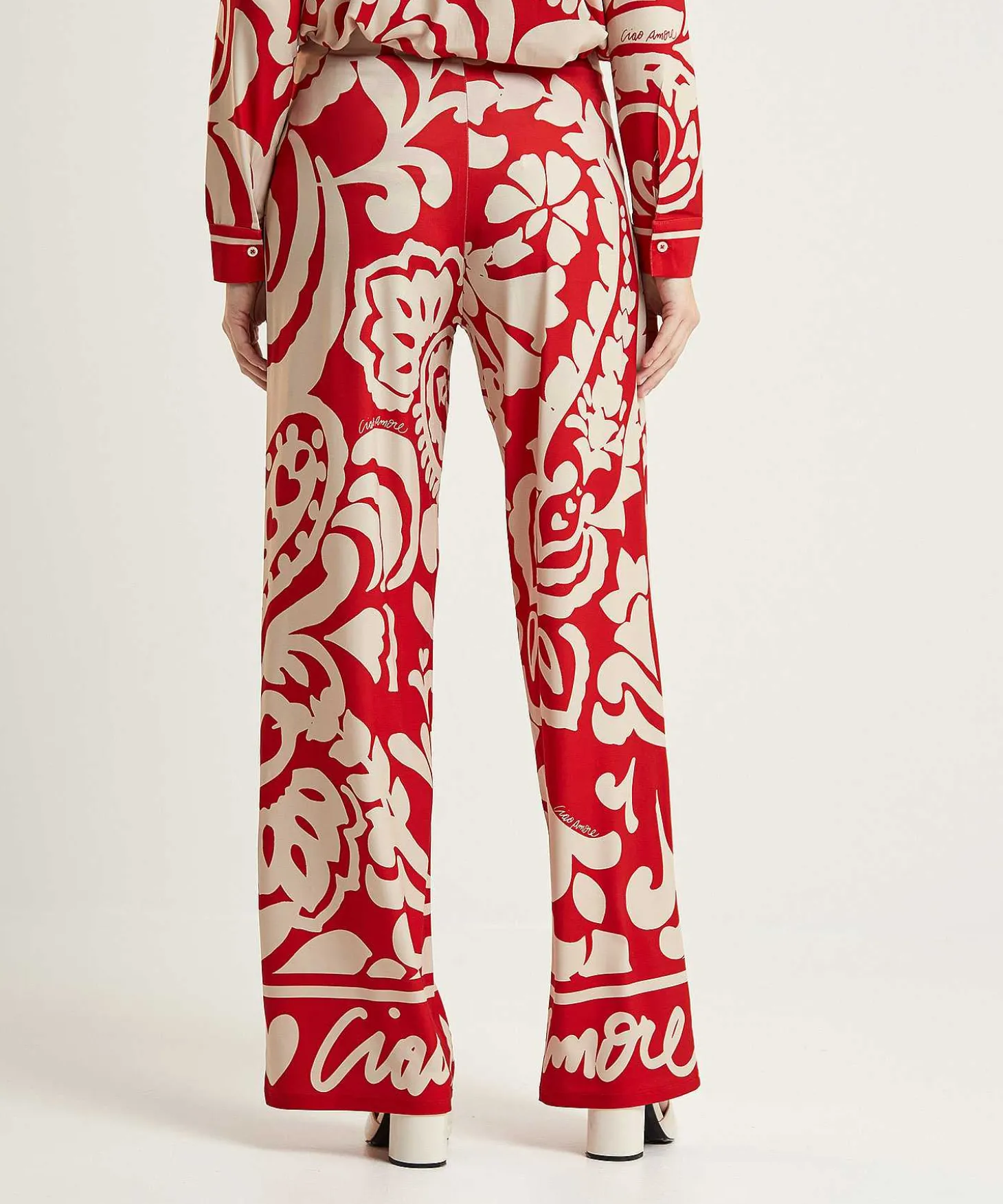 Oui Slinky Pantalones Palazzo Estampado