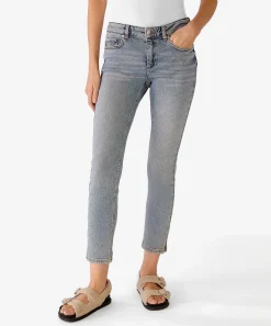 Oui Vaqueros Capri Con Aberturas Ajustadas