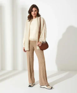 Pantalon Ancho Cambio Con Lurex Ava