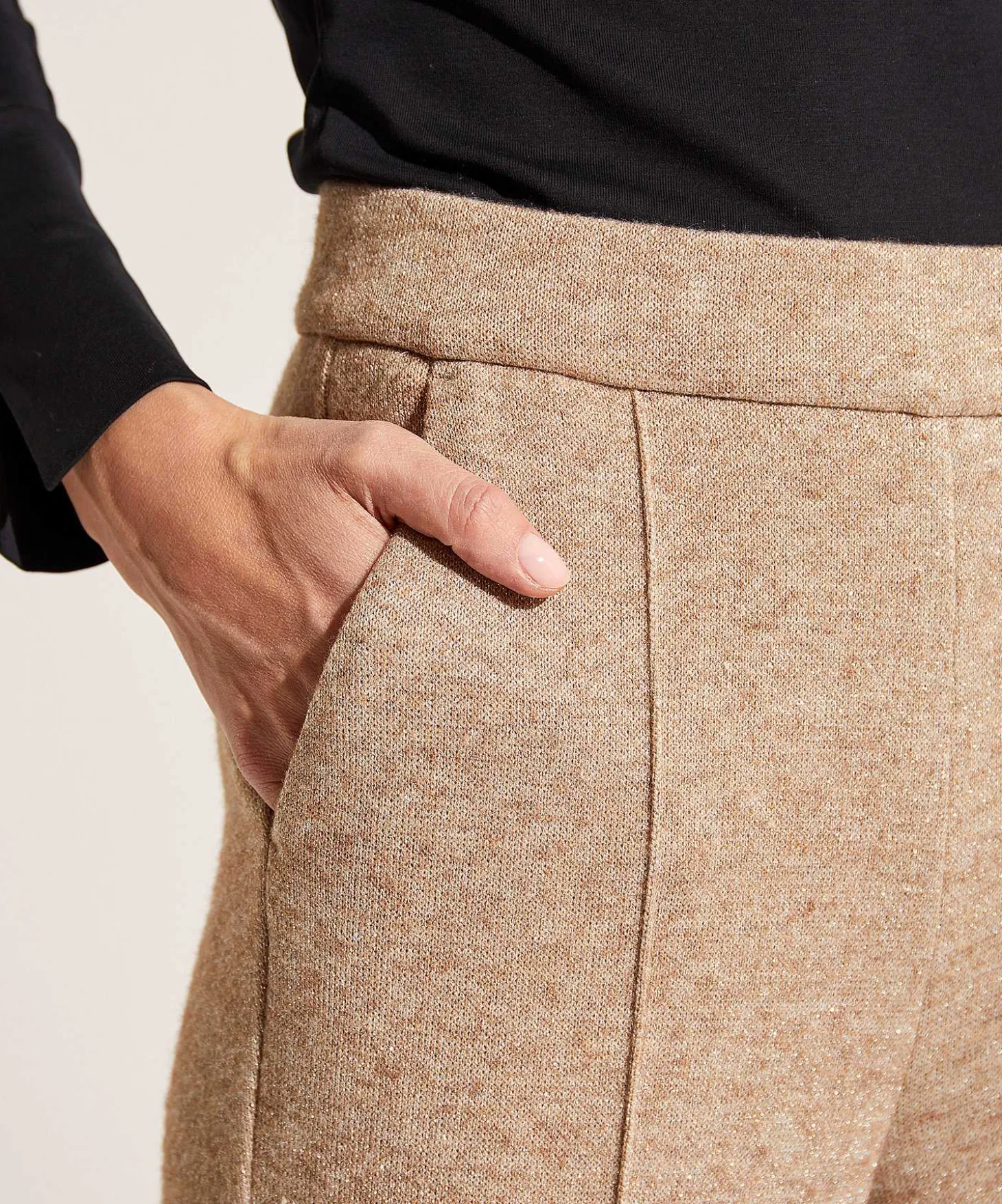 Pantalon Ancho Cambio Con Lurex Ava