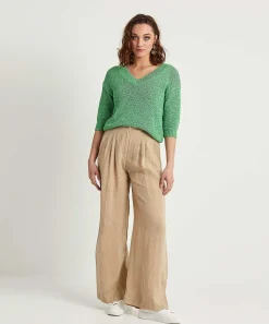 Pantalon Ancho De Lino By-Bar Eli