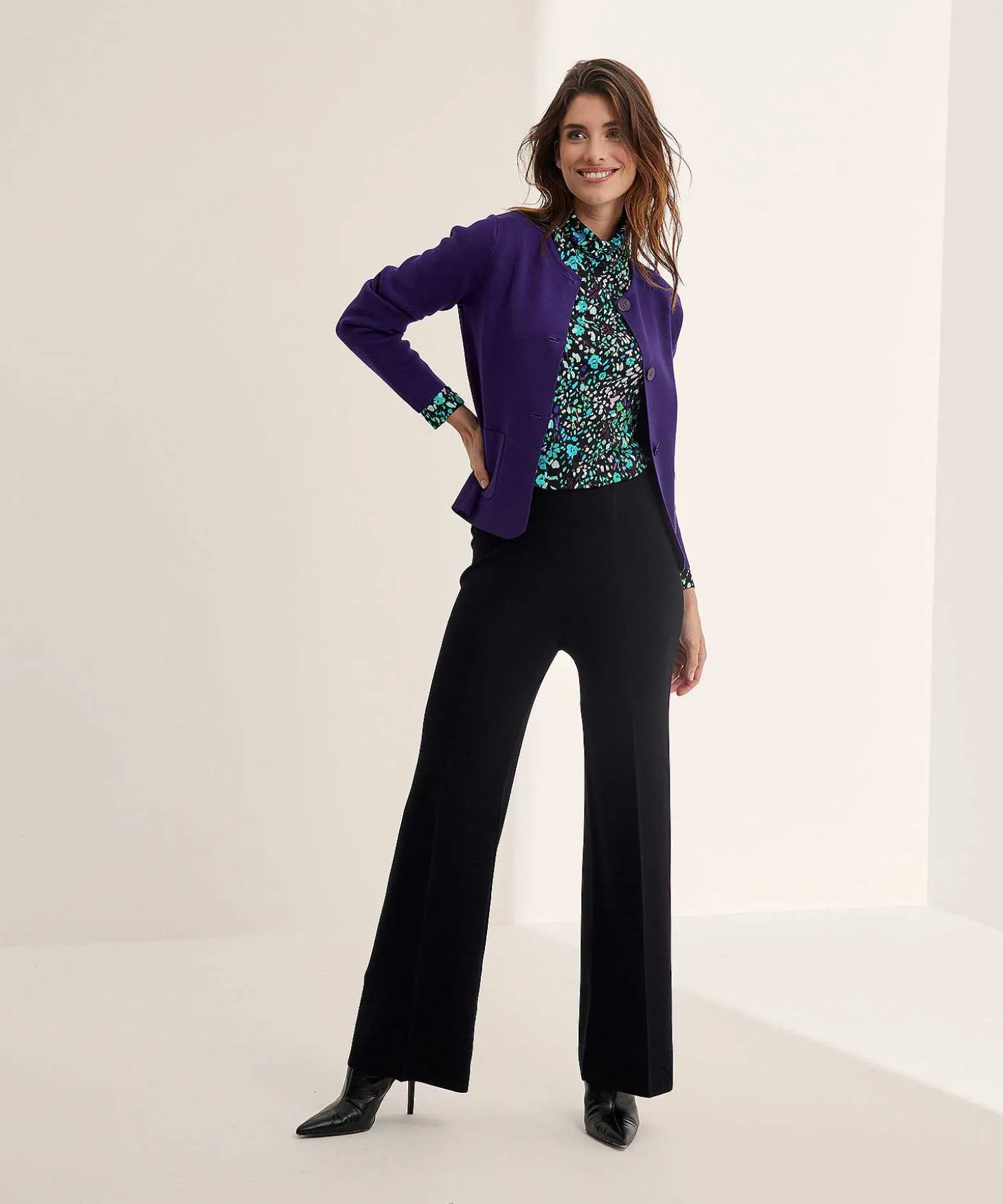 Pantalon Ancho Emotions Crepe
