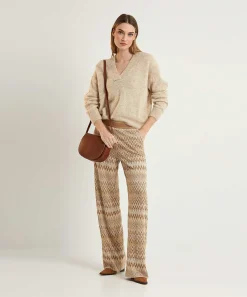 Pantalon Ancho Rosner Lurex Mara