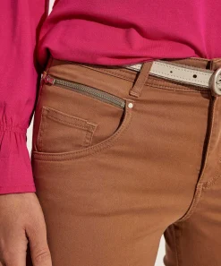 Pantalon Brax Con Cremalleras Shakira
