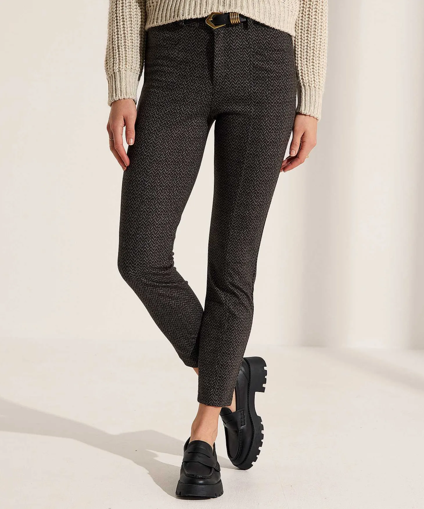 Pantalon Brax Con Estampado Zigzag Shakira