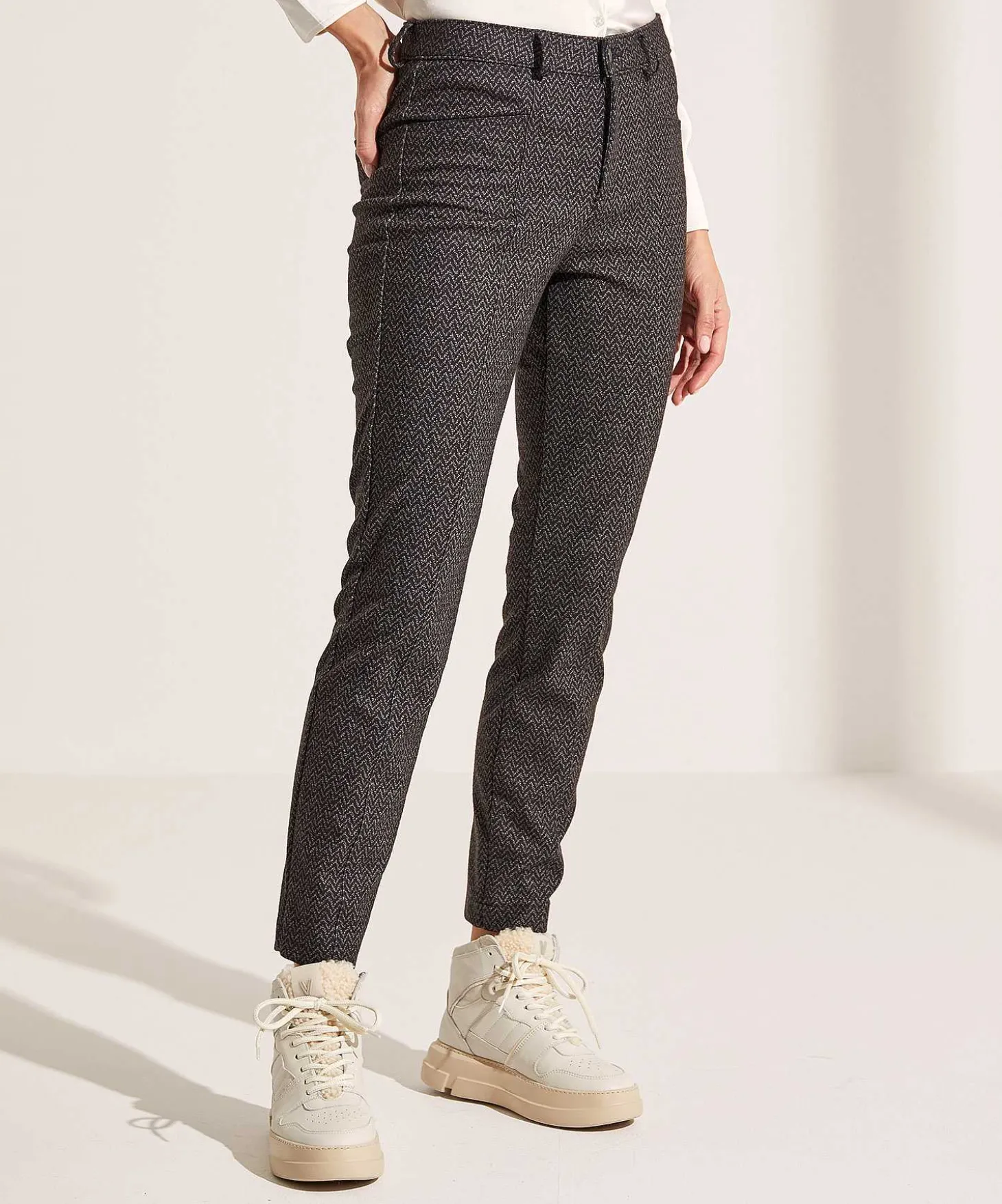 Pantalon Brax Con Estampado Zigzag Shakira
