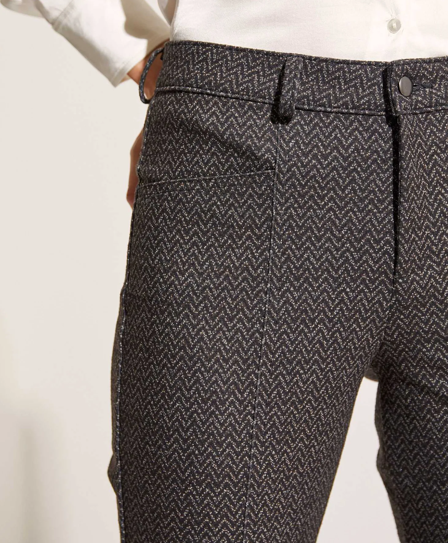 Pantalon Brax Con Estampado Zigzag Shakira