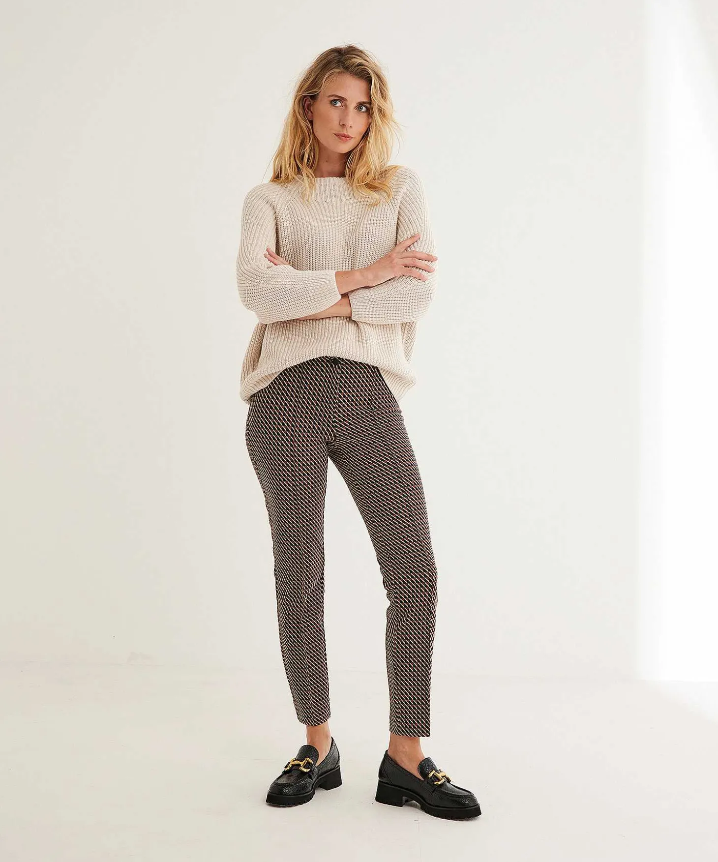 Pantalon Cambio Jacquard Graphic Ros