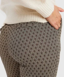 Pantalon Giulia E Tu Acampanado Jacquard