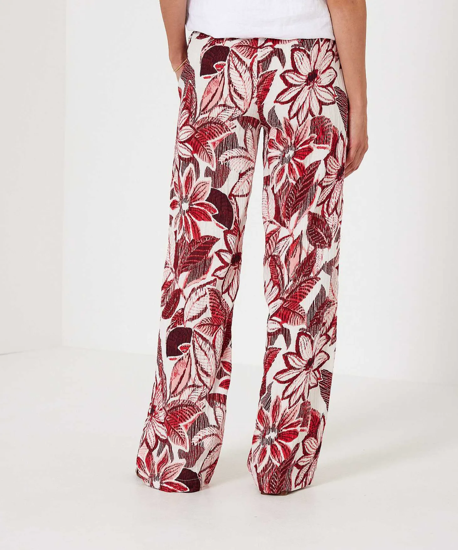 Pantalon Kyra Flor Roja Linza