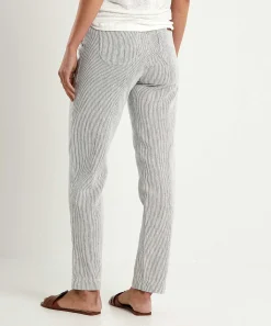 Pantalon Paperbag Moscu Con Rayas Margarita