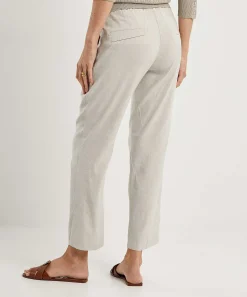 Pantalon Rosner De Mezcla De Lino May Zigarette