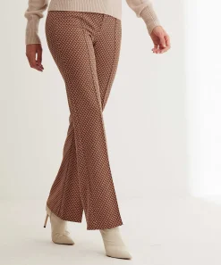 Pantalon Rosner Jacquard Acampanado Alisa