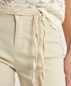 Pantalon Rosner Slim Fit Con Cinturon Alisa