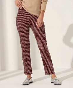 Pantalones Acampanados Con Estampado De Raphaela By Brax Lillyth