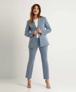 Pantalones Acampanados De Jacquard Minimalista De Liu Jo