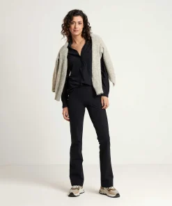 Pantalones Acampanados Japon Tky Tela De Viaje Zaya