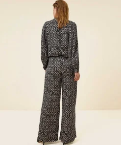 Pantalones Anchos By-Bar Flashprint Mara