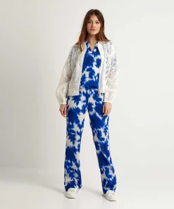 Pantalones Anchos Kyra Estampado Floral Iris