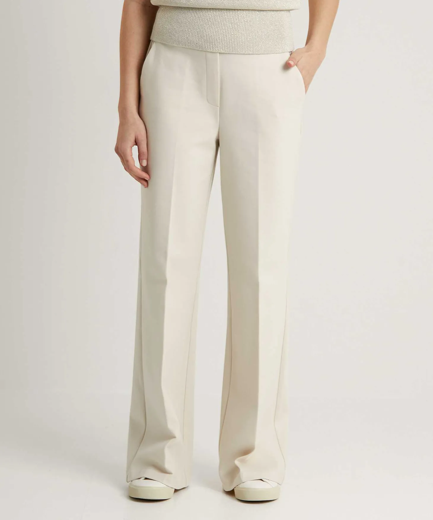 Pantalones Beaumont De Punto De Pernera Ancha Hope