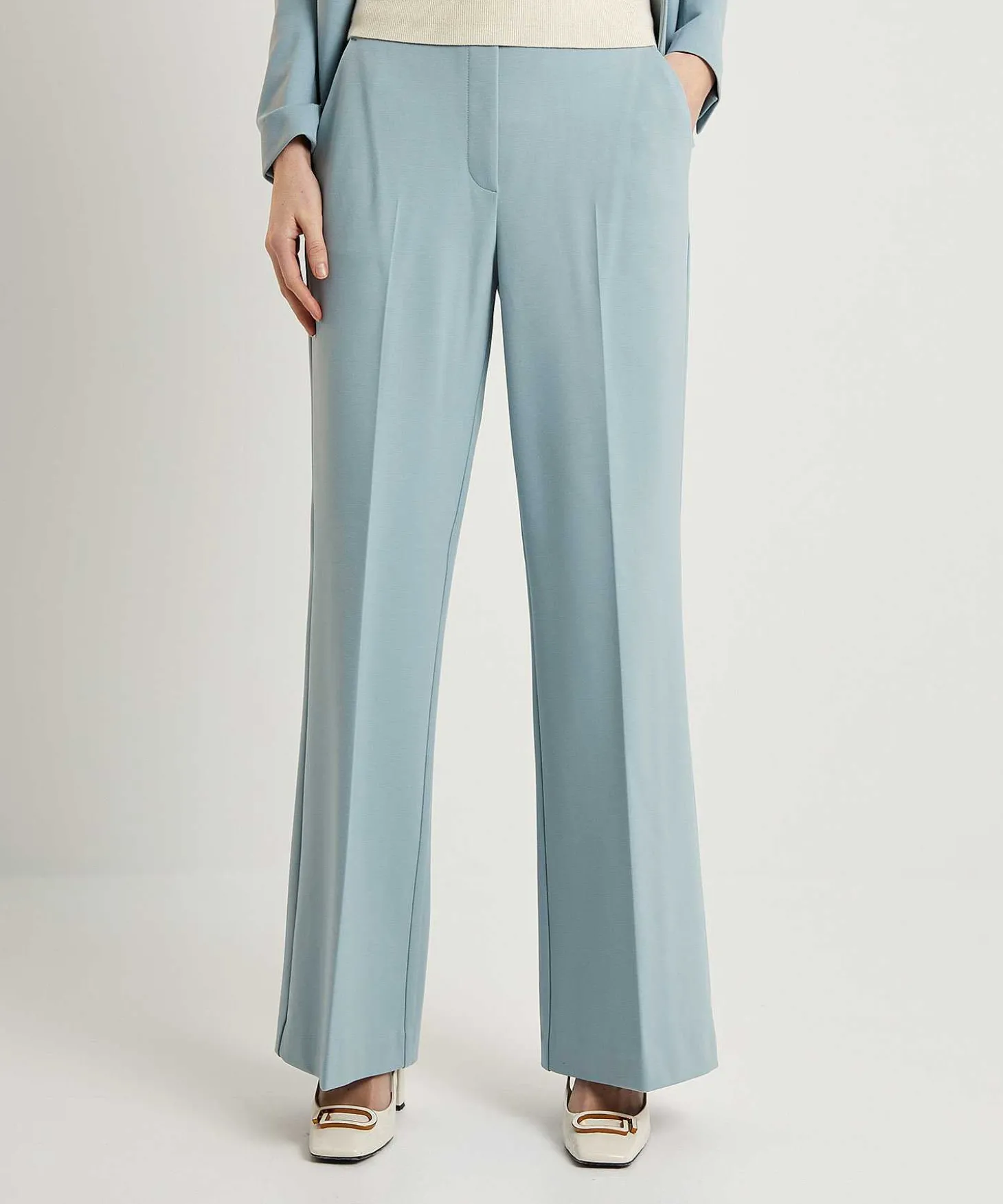 Pantalones Beaumont De Punto De Pernera Ancha Hope
