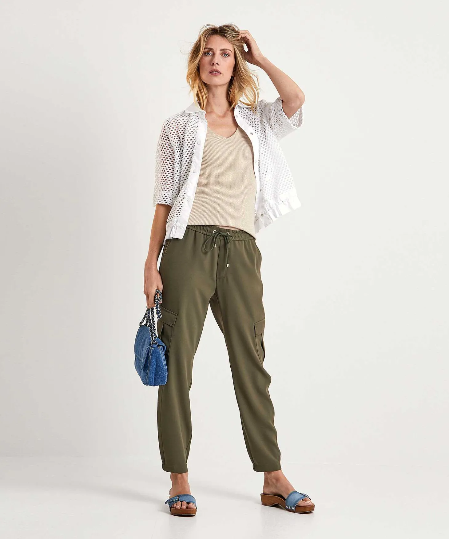 Pantalones Cargo Mac Jeans Easy Cool