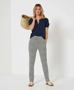 Pantalones Cenidos No Man'S Land Con Estampado Grafico