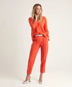 Pantalones Con Costura Parcial De Marc Cain Fordon