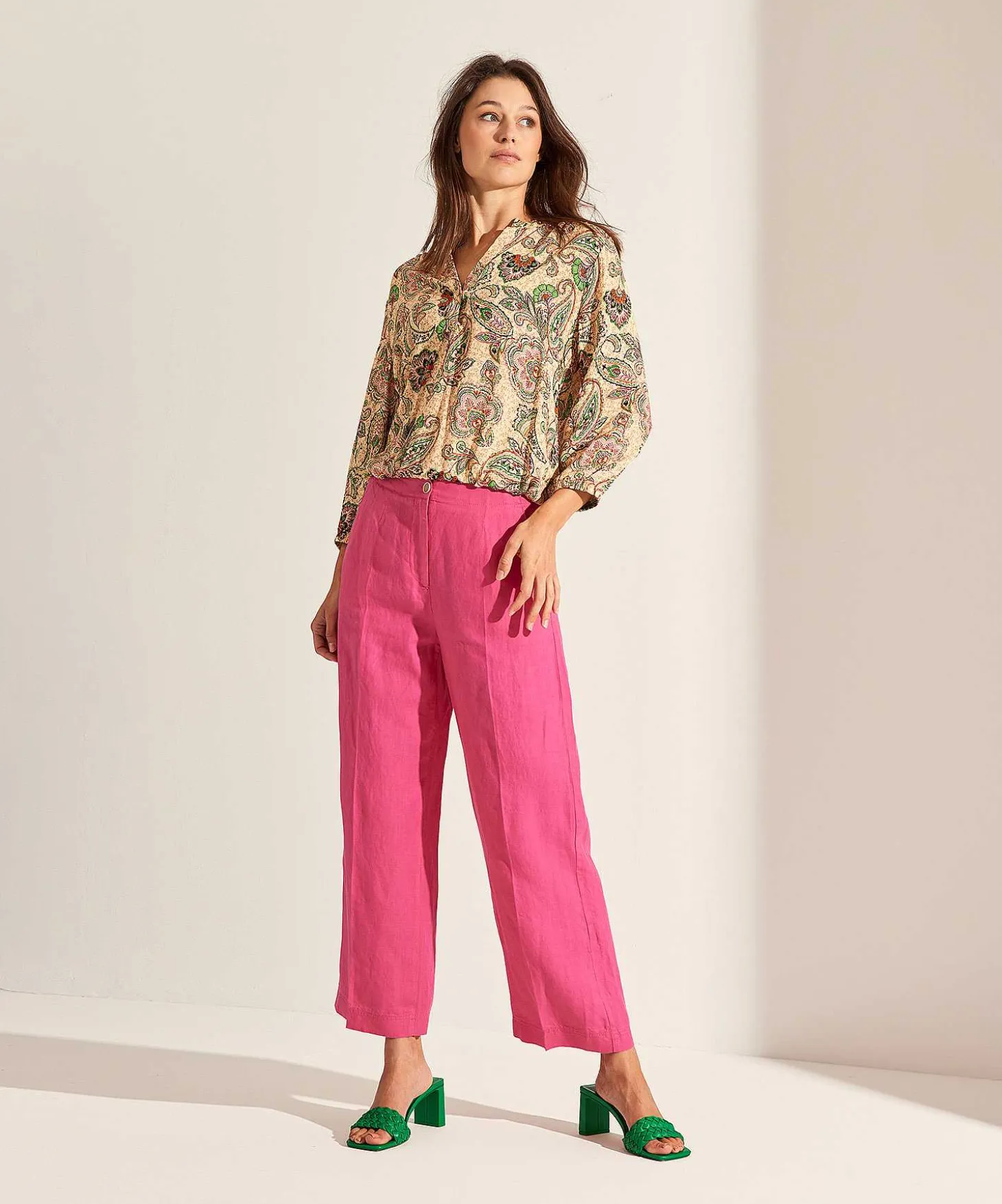 Pantalones Cortos De Lino Brax Maine