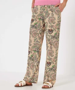 Pantalones Giulia E Tu Palazzo Flor Paisley