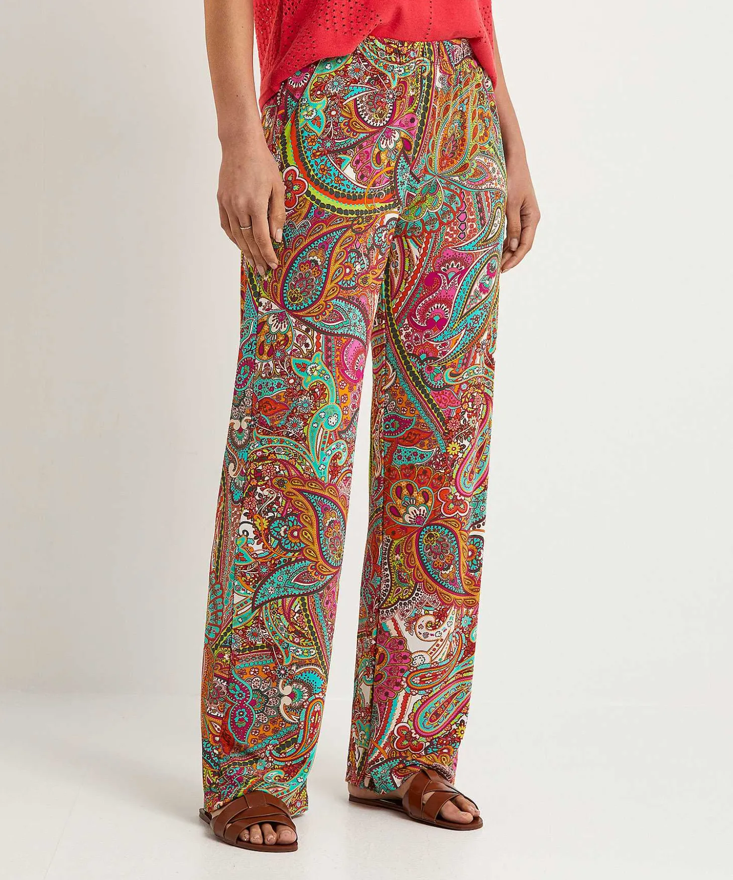 Pantalones Giulia E Tu Slinky Paisley