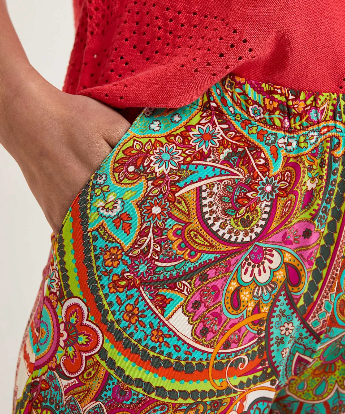 Pantalones Giulia E Tu Slinky Paisley