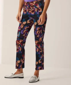 Pantalones Rosner Scuba Estampado De Flores Alisa