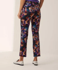 Pantalones Rosner Scuba Estampado De Flores Alisa